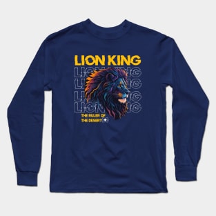 The Majestic Lion King Digital Accessories Collection Long Sleeve T-Shirt